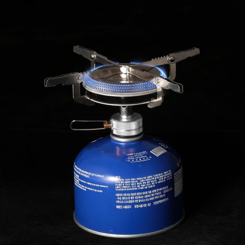 Bếp Gas Mini Bằng Thép Không Gỉ Có Thể Gấp Gọn Tiện Dụng Cho Cắm Trại W8S5