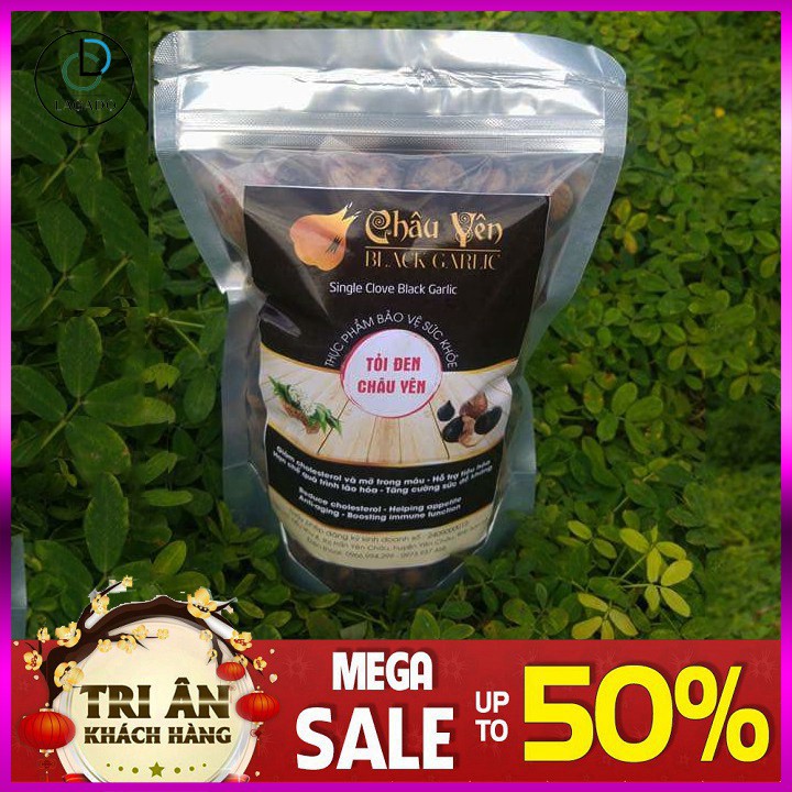 Tỏi đen Châu Yên túi 500g - Tỏi đen 100% lên men tự nhiên 90 ngày