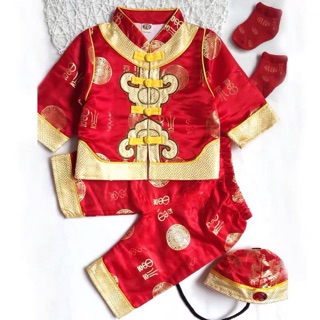 Set 4 chi tết diện tết cho bé trai