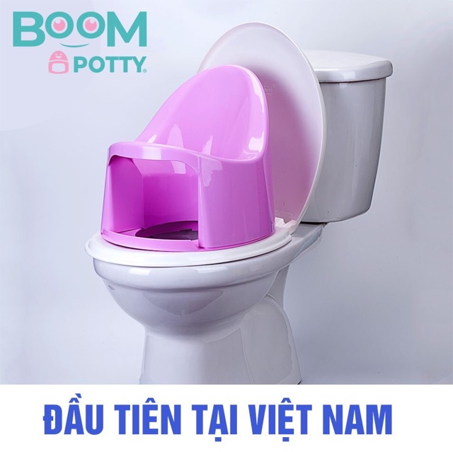 [+ QUÀ TẶNG ] Bô cho bé ,Bô Boom Potty vệ sinh cho bé từ 7 tháng đến 4 tuổi