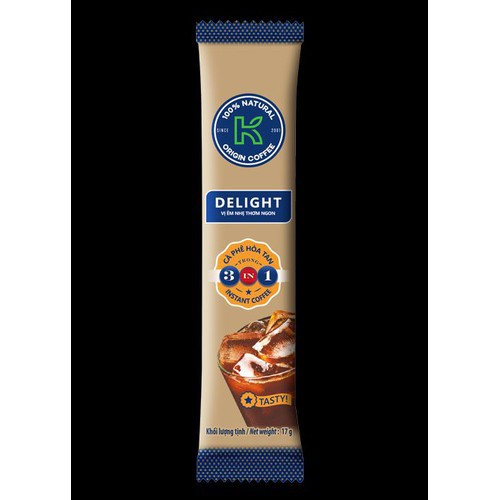 1 Gói K Coffee Delight 3in1 17g - Vị Tự Nhiên