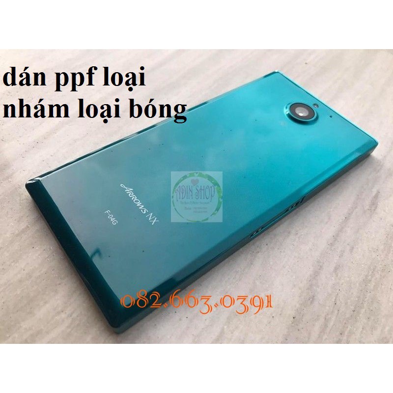 Dán mặt lưng PPF, carbon Sharp F-04G chống trầy xước