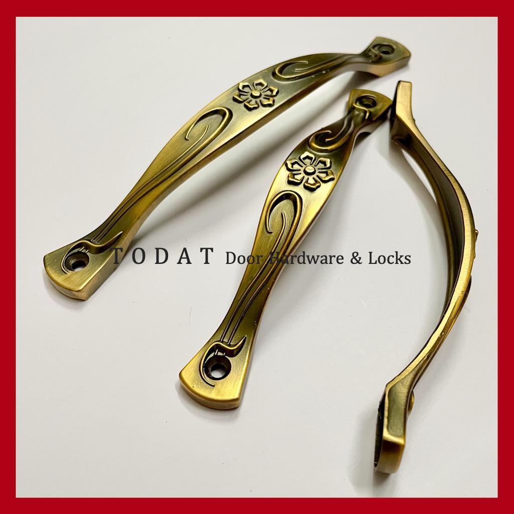 Tay Nắm Tủ Rỗng Mạ Vàng Rêu