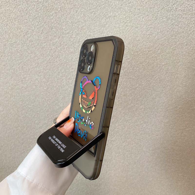 Ốp Điện Thoại TPU Dẻo Họa Tiết Game Warcraft Kèm Giá Đỡ Cho iPhone 13 12 11 Pro Promax 7 8 Plus X XR XSMax