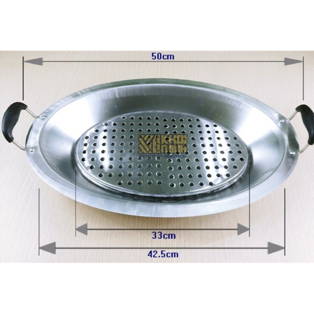 khây nấu,om cá inox kèm vỉ hấp