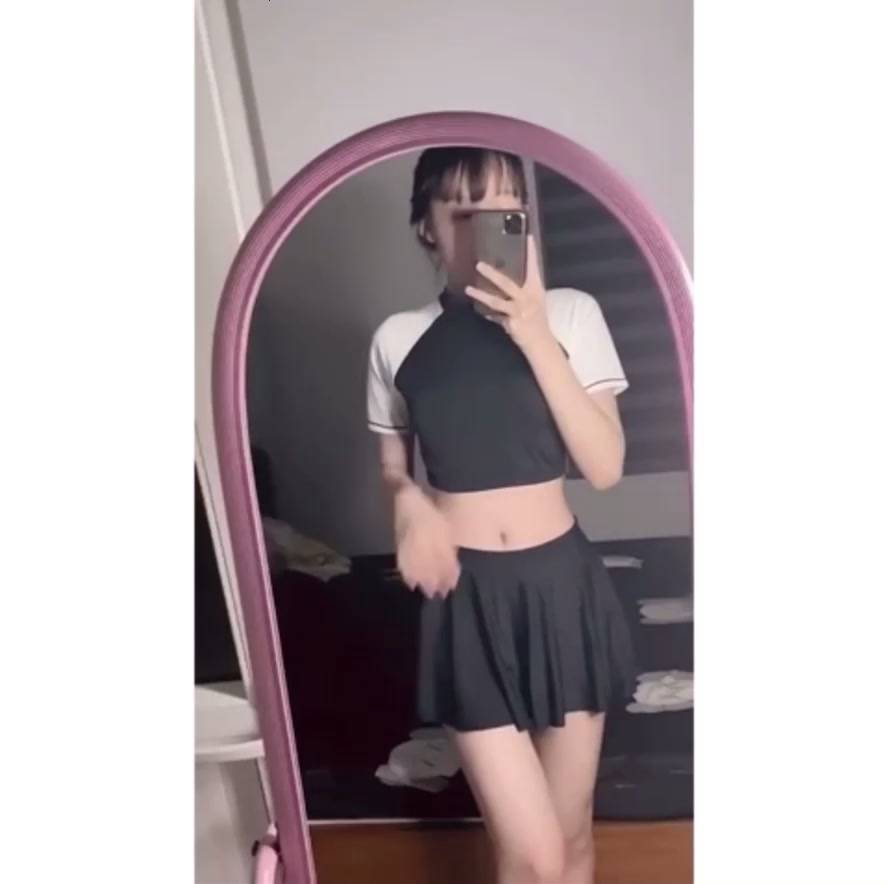 [ Có size ] Bikini đồ bơi nữ đi biển 2 mảnh crop-top mix chân váy phong cách Hàn Quốc BIKINI SUNSHINE MS-P08 | BigBuy360 - bigbuy360.vn