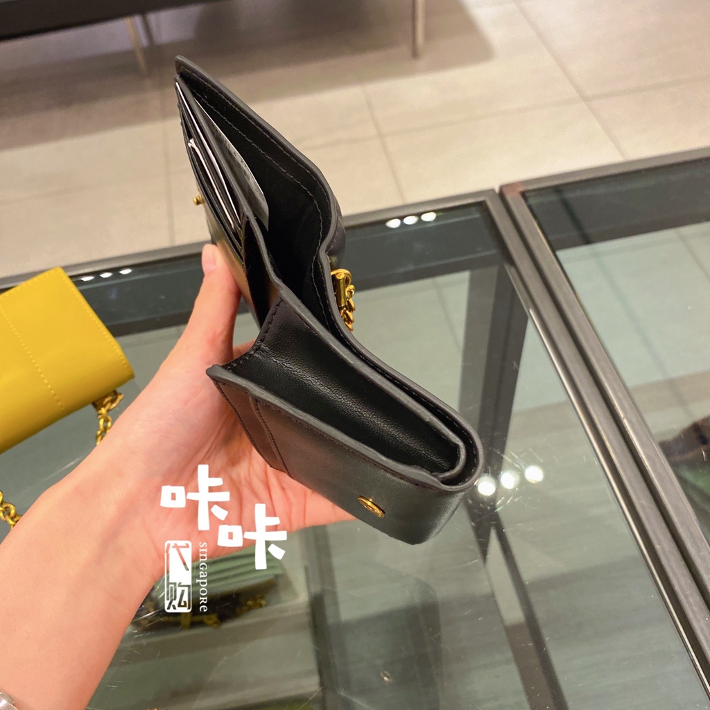 Túi Nữ Phong Cách Mới10770534 Ví Ngắn Cầm Tay Thiết Kế Dây Xích Nhồi Bông Cho Nữ