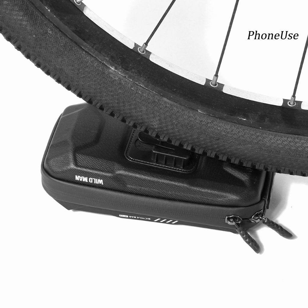 [Hàng mới về] Túi đựng đồ vỏ cứng gắn ghi đông xe đạp leo núi Ph--Wild Man-X3 không thấm nước