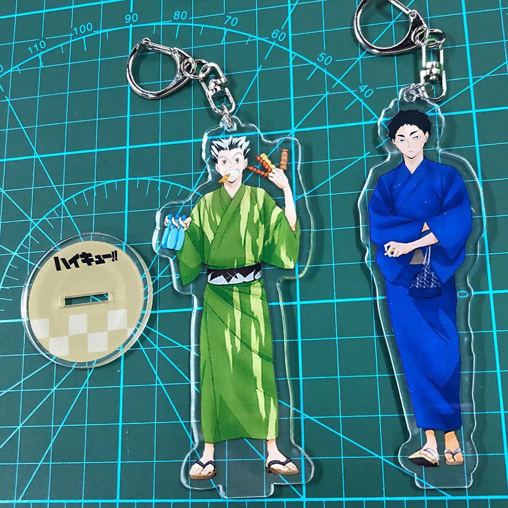 Mô hình đứng hình nhân vật phim anime Haikyuu Hinata Kageyama Tsukishima Sugawara trang trí tiện dụng