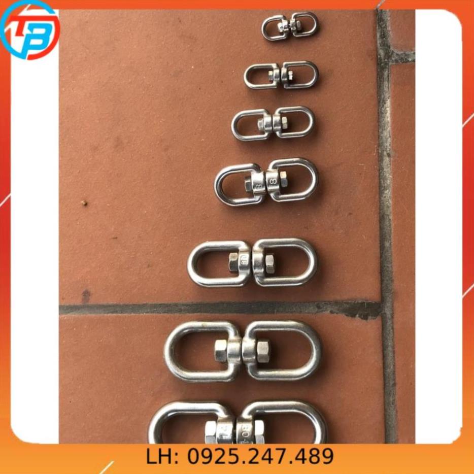 Ma ní Xoay INOX 304 [Phi 8mm] CÁP THÉP Thái Bình VinàN