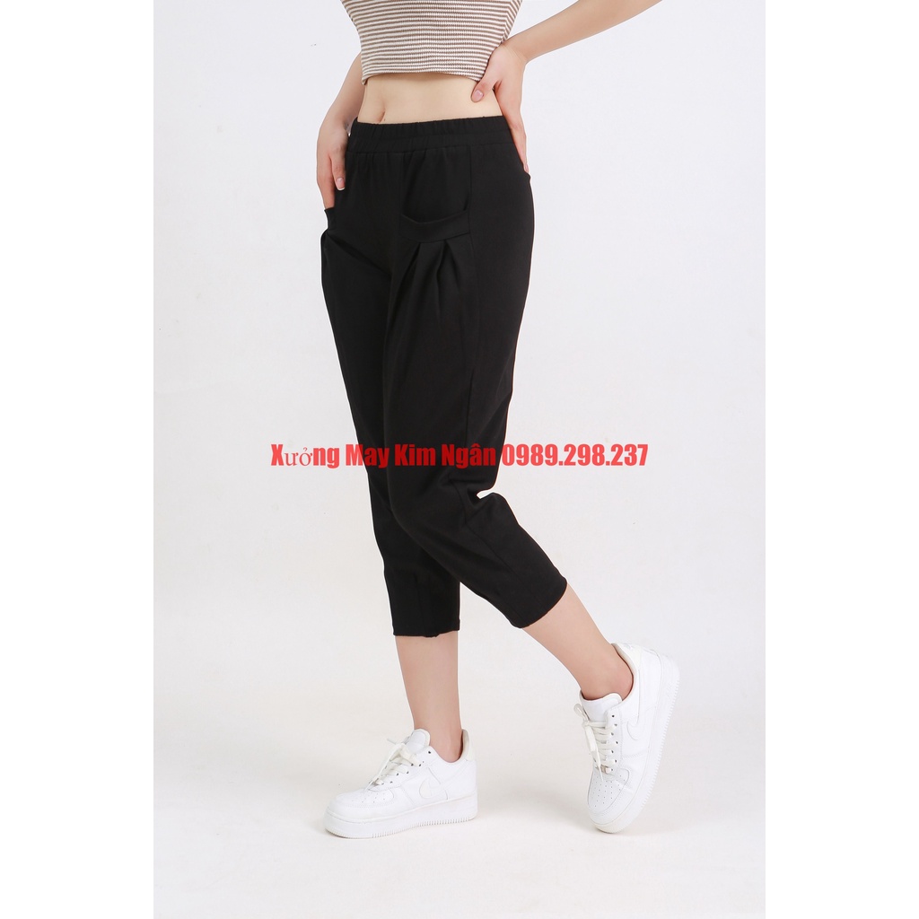 Quần jogger nữ ,bo gấu ,phong cách trẻ trung năng động umi 48