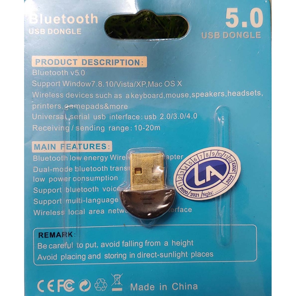 Usb phát bulutooth cho pc hoặc laptop không có blutooth