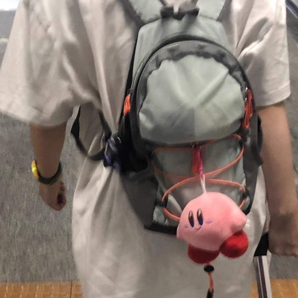 Móc Khóa hoạt hình nhồi bông Kirby 10cm