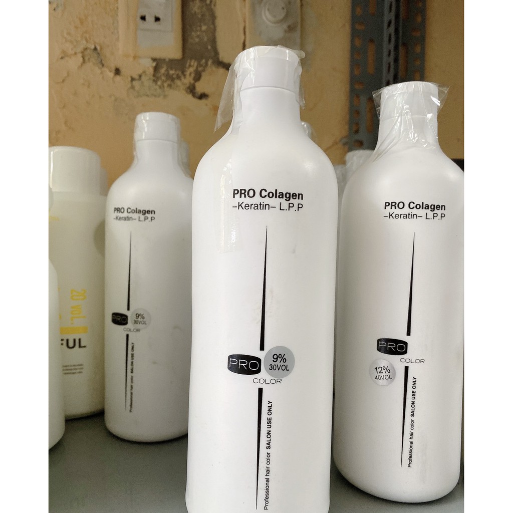 Oxy trợ nhuộm ProColagen Keratin 980ml