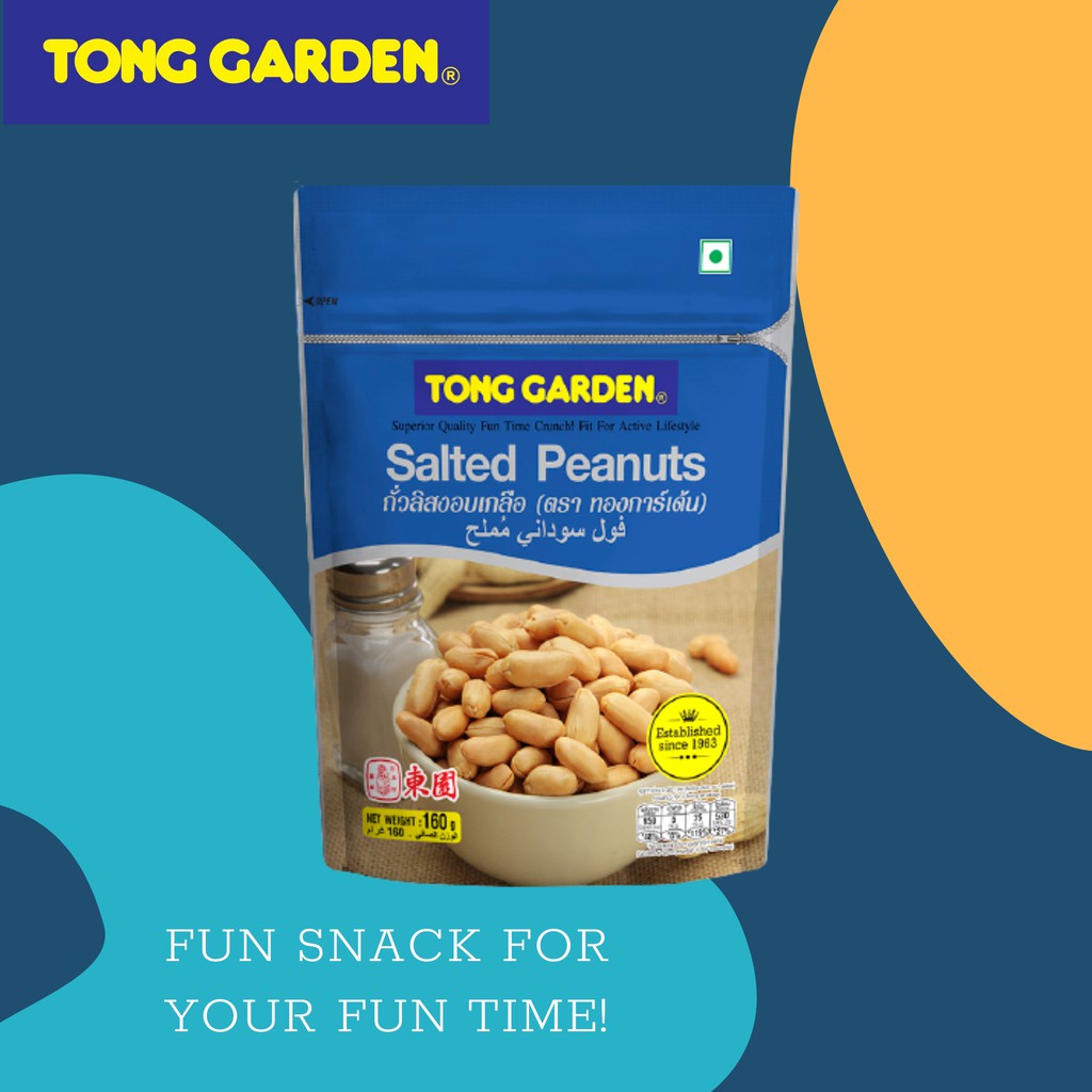 Tong Garden - Đậu phộng rang muối 160g