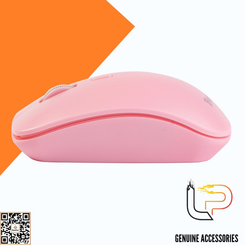 CHUỘT KHÔNG DÂY MÀU HỒNG BAMBA B5 - MOUSE KHÔNG DÂY BAMBA B5