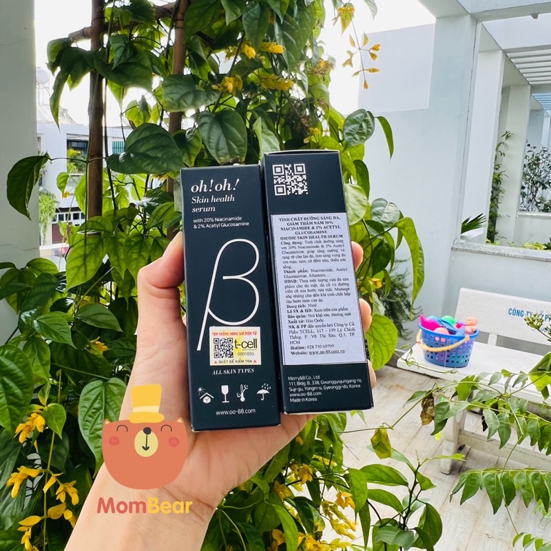 Tinh Chất Dưỡng Sáng, Giảm Thâm Nám 20% Niaciamine & 2% Acetyl Glucosamine Oh!Oh! Skin Heathy Serum 30ml