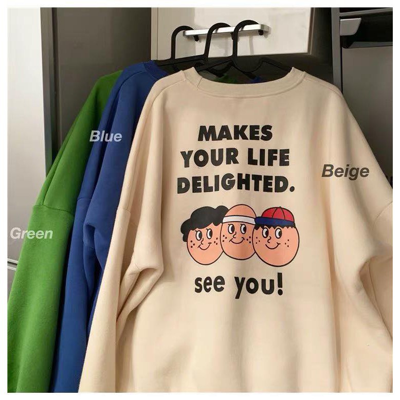 Áo Sweater SEE YOU Tan Unisex