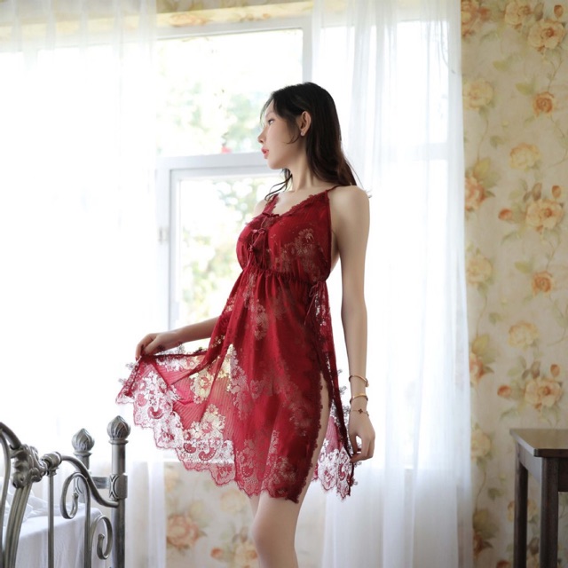 (mẫu mới - cực xinh) Váy ngủ gợi cảm siêu quyến rũ V612 | BigBuy360 - bigbuy360.vn