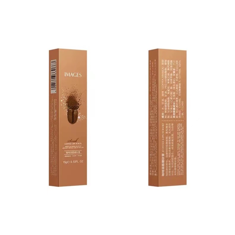 Tẩy tế bào chết cho da môi CHIẾT XUẤT BỘT CÀ PHÊ giúp môi hồng hào, mịn màng nội địa Trung