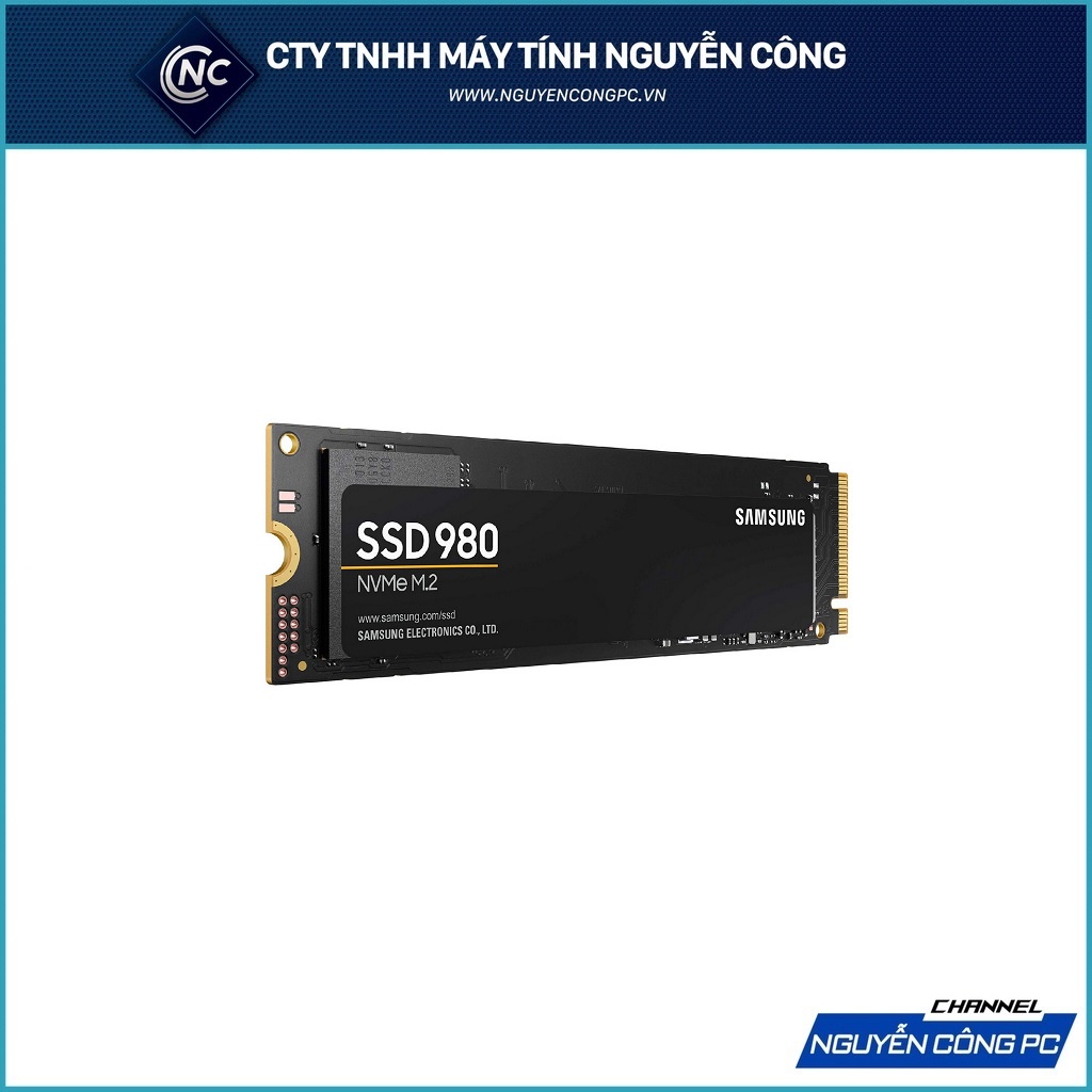 Ổ Cứng SSD Samsung 980 500GB (3100 MB/s, 2600 MB/s, M.2 PCIe, 2280, Gen 3x4, MLC)