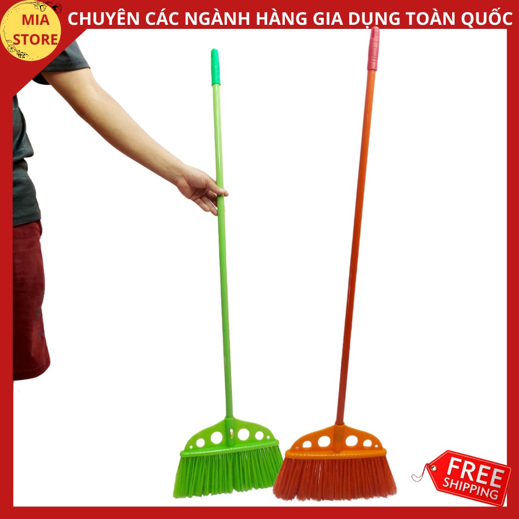 {HÀNG TỐT GIÁ SỐC}Chổi nhựa quét nhà/ quét nước/chà sàn đa năng Trần Thức cán dài vệ sinh nhà cửa.