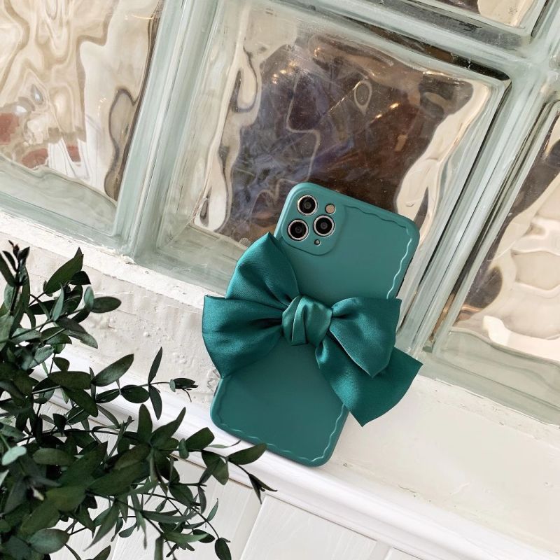 IPhone 11 pro Max X XS XR XSMAX SE 2020 7 8 Plus Fashion Luxury Velvet Bowknot IMD Silicone Soft Case | BigBuy360 - bigbuy360.vn