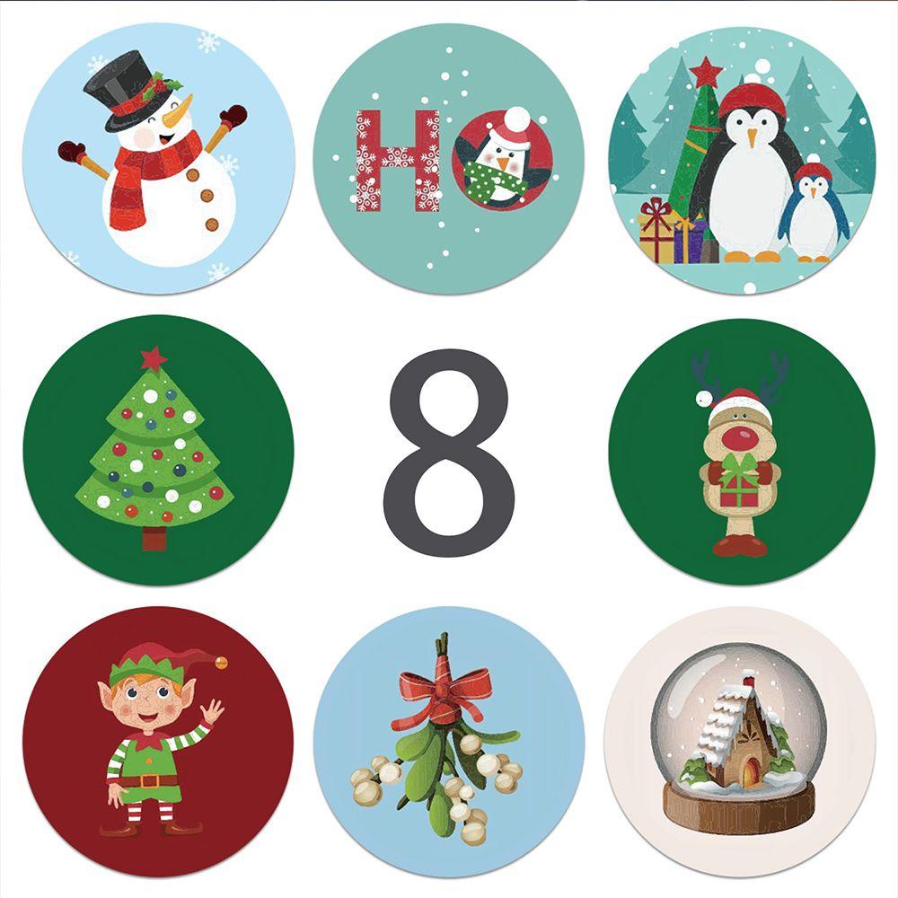 JONYE Bộ 500 Sticker Dán Trang Trí Giáng Sinh