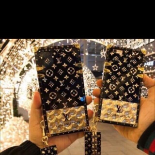 Ốp vuông cao cấp kèm dây xích cho SAMSUNG A10/ M10/ M20/ M30/ A20/ A30/ A10s/ A20s/ A70/ A71/ A50/ A50s