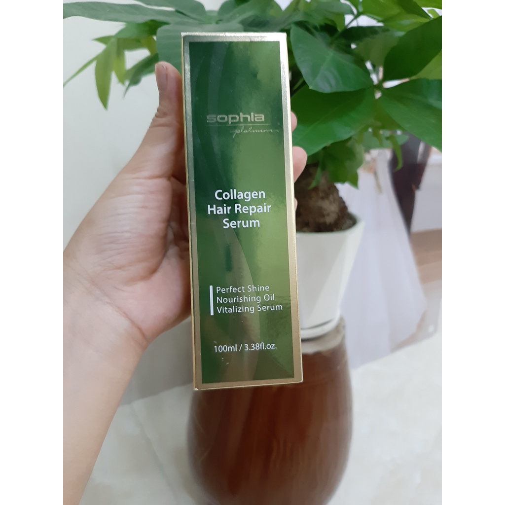 Tinh dầu phục hồi tóc Sophia Collagen Hair Repair Serum 100ml Hàn Quốc