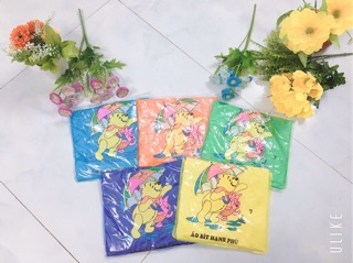Áo mưa bít trẻ em ( đủ size - đủ màu- nhựa dẻo- bền)