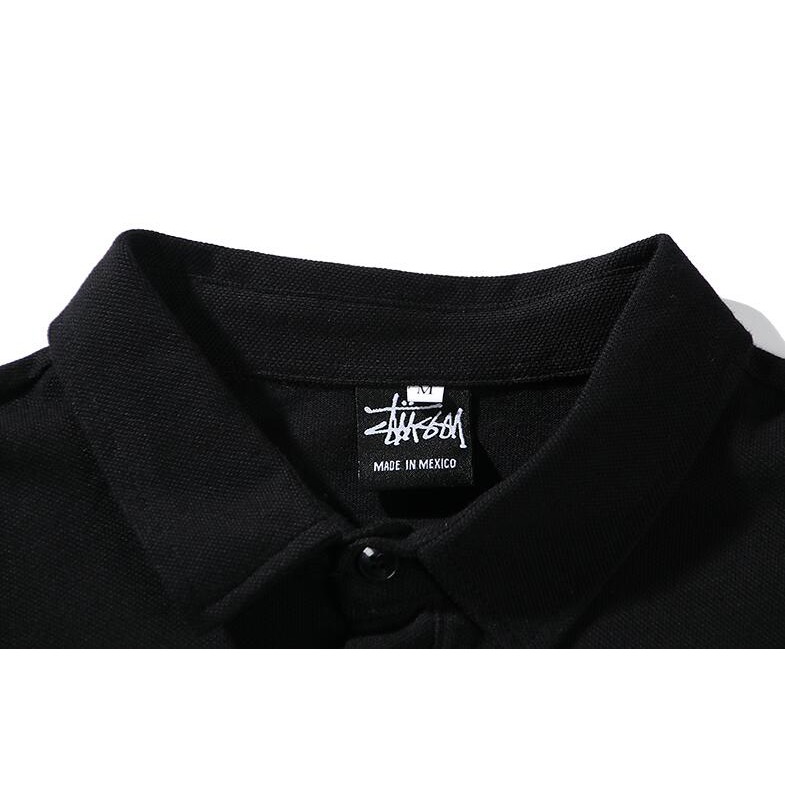 Áo Thun Tay Ngắn Vải Cotton In Chữ Stussy Thời Trang Unisex