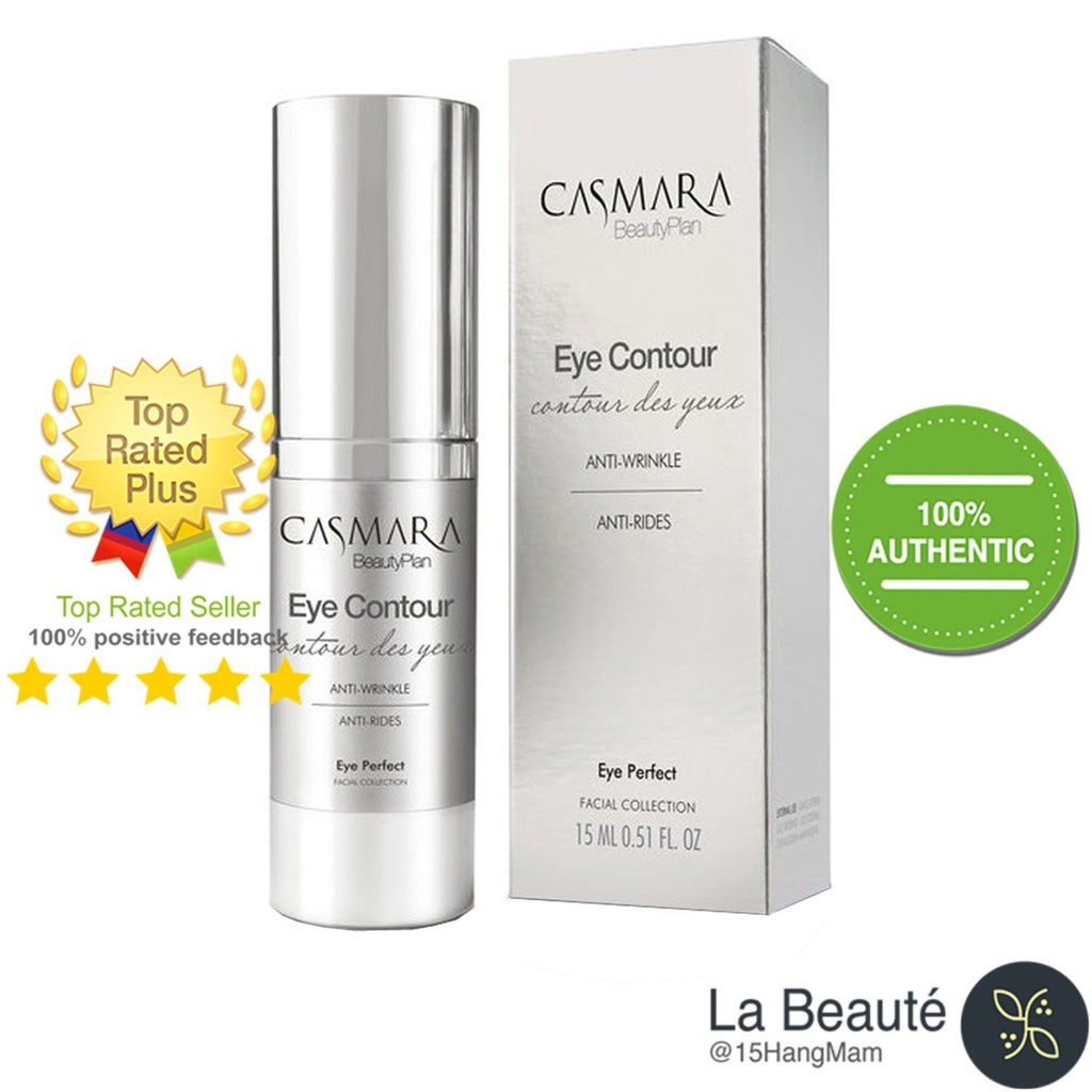 [Hàng Công Ty] Casmara Eye Contour Anti-Wrinkle - Kem Dưỡng Chống Nhăn Mắt 15ml