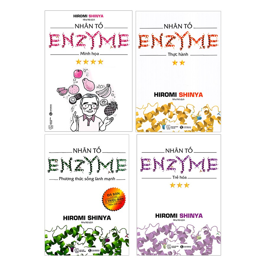 Sách - Bộ Nhân Tố Enzyme - Hiromi Shinya ( 4 Quyển)