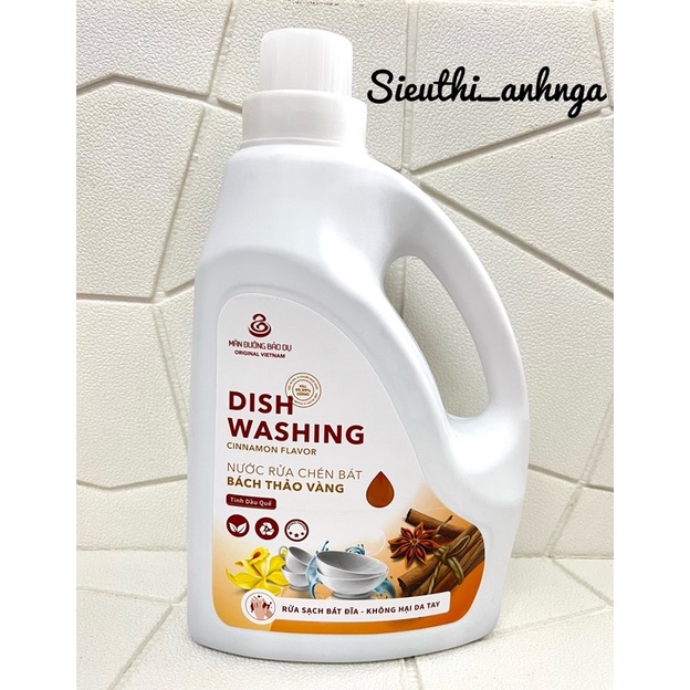 Nước Rửa Chén Bách Thảo Vàng Can 3Kg