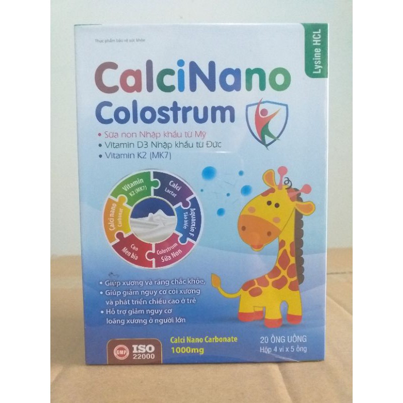 CalciNalo hỗ trợ bổ sung Canxi và Vitamin D3 cho cơ thể hãng Đại Thanh