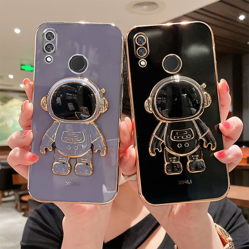 Ốp Điện Thoại Có Giá Đỡ Hình Phi Hành Gia 3D Cho Huawei Y9 2019 Huawei Y9