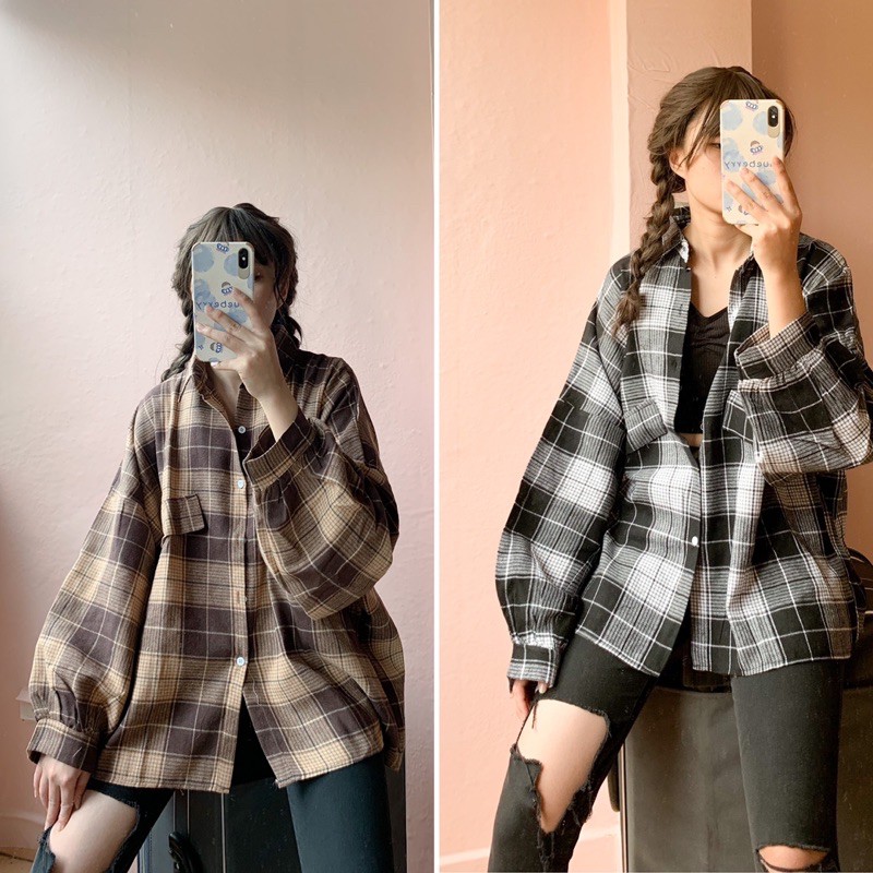 Sơ mi tay bồng ulzzang( ảnh thật/sẵn)