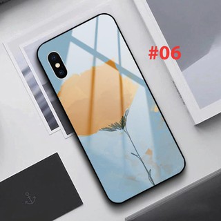 Ốp lưng kính Samsung Galaxy Note 8 Note 9 Note 10 Note 10 Plus in hình HOA