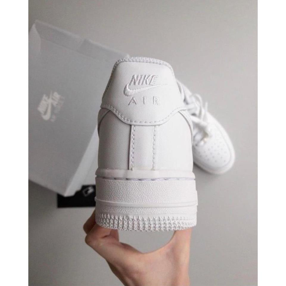 Giày Nike_trắng, Giày Nike_air force 1 màu trắng nam nữ bản đẹp full box bill VIP ️🎖️
