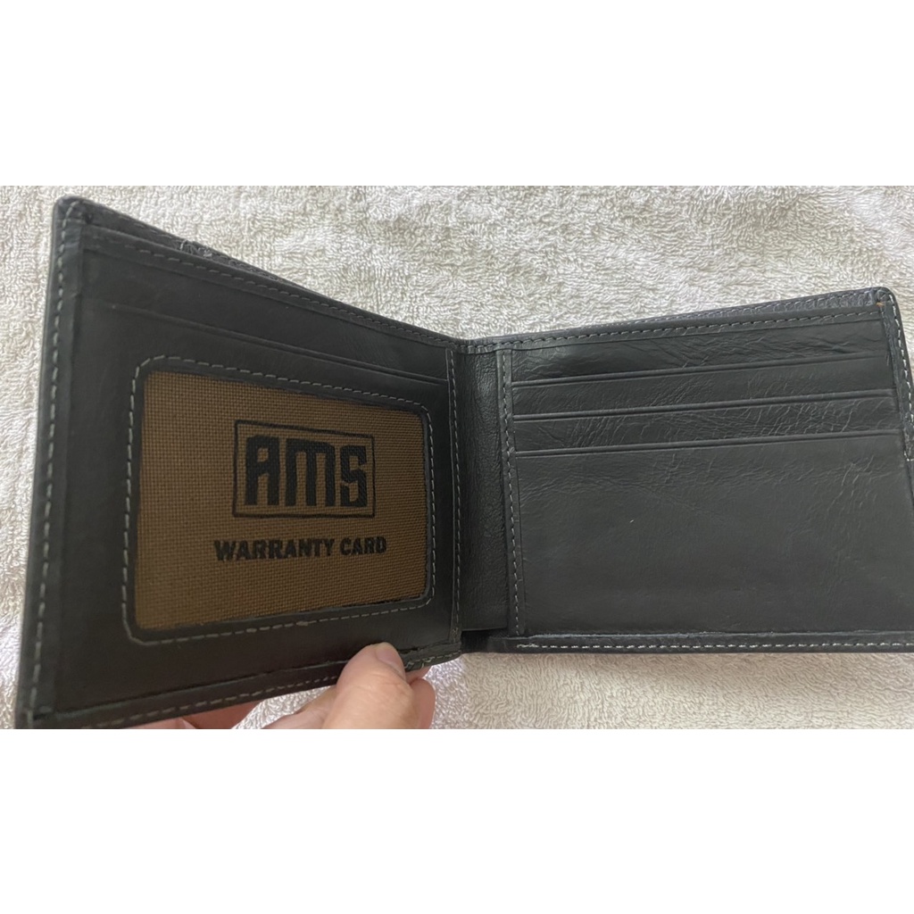 Ví nam da bò thật, bảo hành 1 năm, hoàn nếu phát hiện hàng không phải da thật