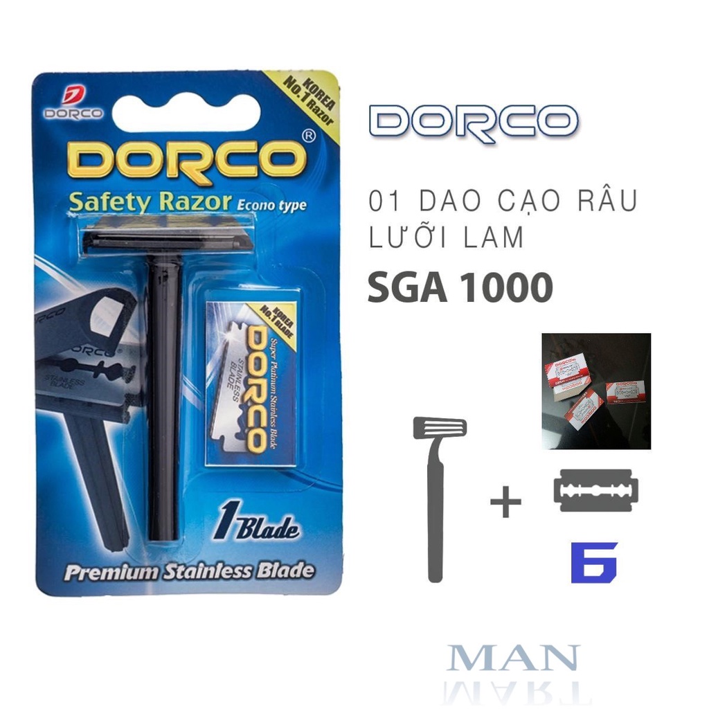 Cây Cạo Râu Thay Lưỡi Lam Dorco SGA 1000