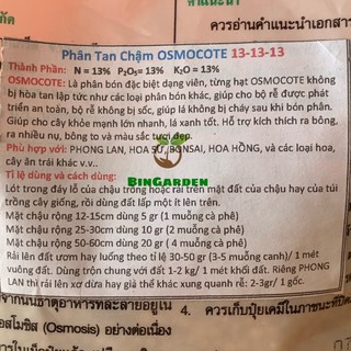 Phân vàng tan chậm NPK 13-13-13 Thái Lan