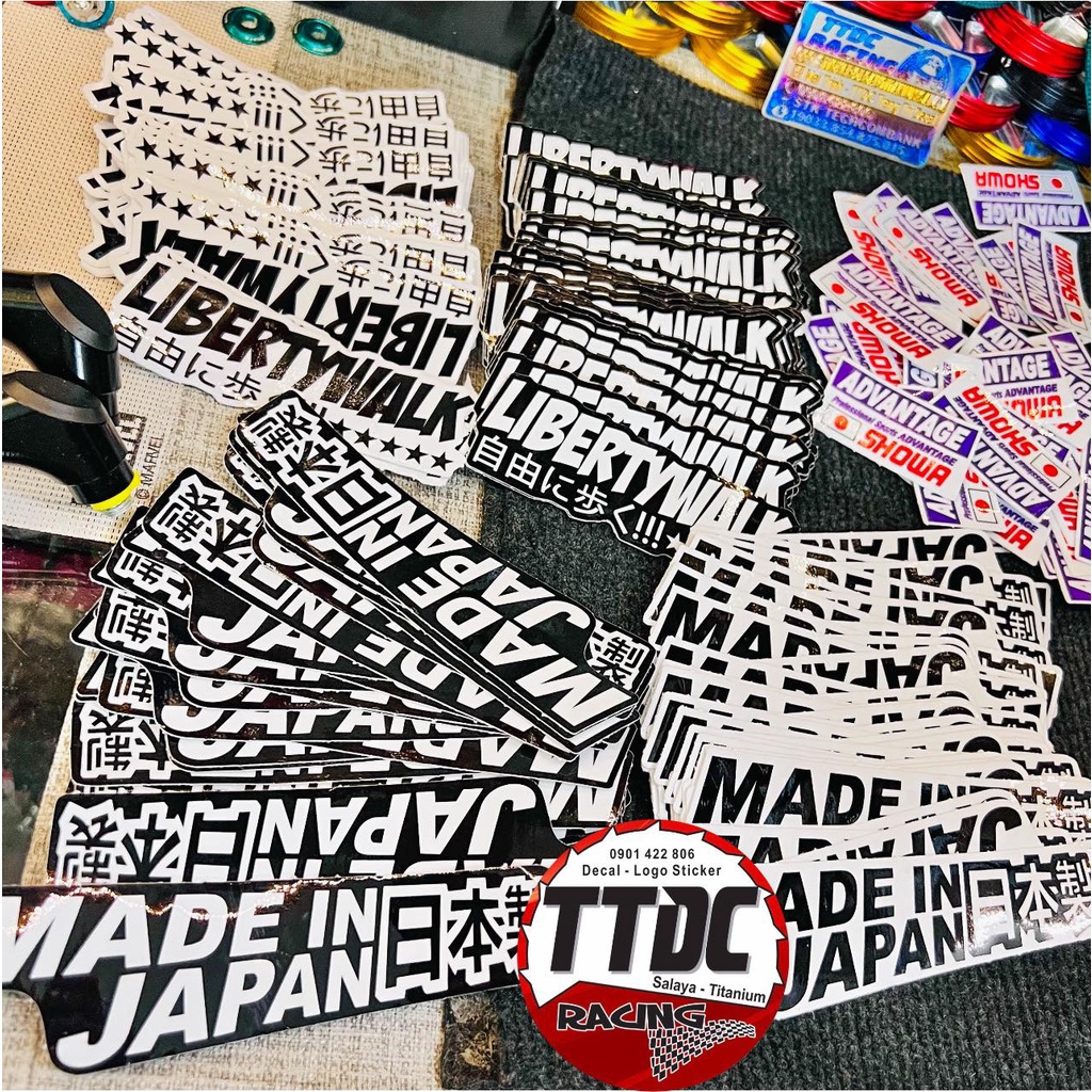 Tem Lẻ Decal Logo Sticker Japan ✌🇹🇭