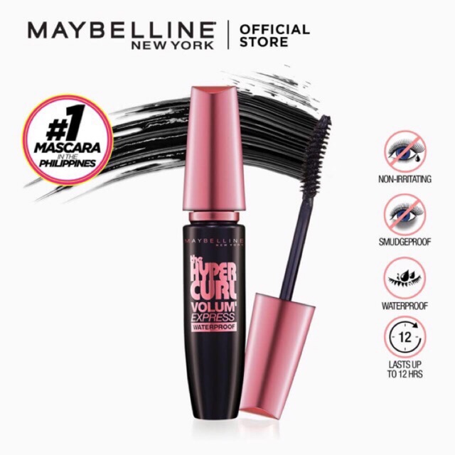 Macara Maybelline NewYork đen