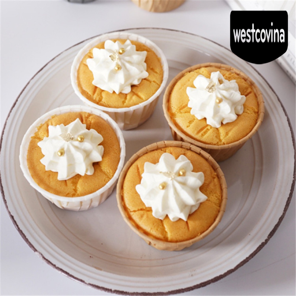 [Hot]☀ Set 50 CốC GiấY ĐựNg BáNh Cupcake Giá Đỡ