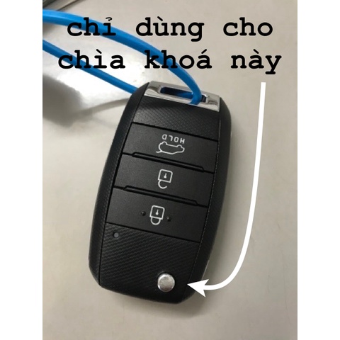 Bao da chìa khóa Kia Sonet bản Deluxe LOGO mới Handmade da thật 005B