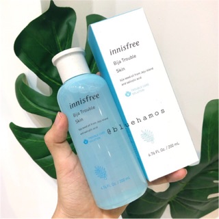 Nước hoa hồng cho da mụn nhạy cảm Innisfree Bija trouble toner