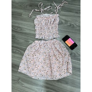 Set bộ nhúng hoa, có lót quần, hình thật