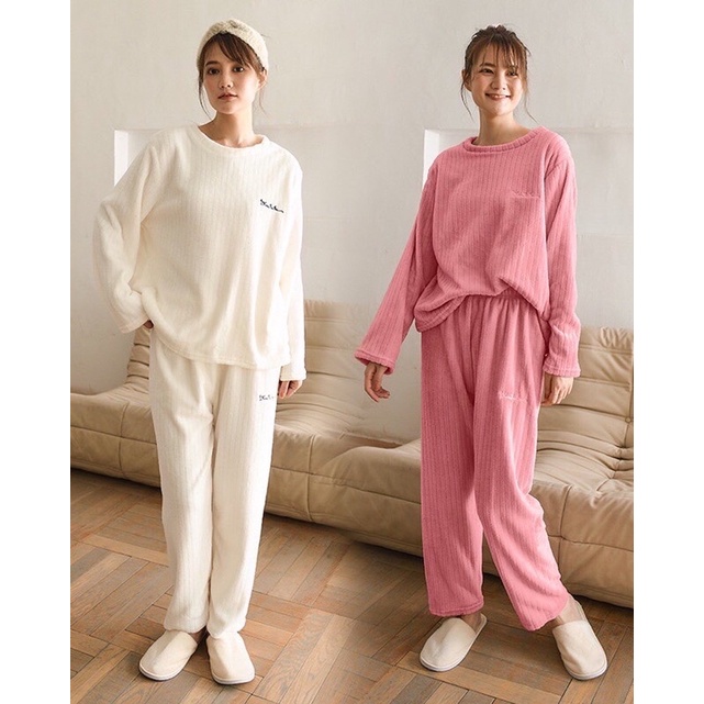 Bộ ngủ mặc nhà nỉ bông mềm mịn hot mùa đông 2021